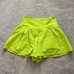 Aerie Neon Green Athletic Shorts